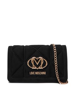 Torebka LOVE MOSCHINO JC5640PP0NKE0000 Czarny ze sklepu eobuwie.pl w kategorii Kopertówki - zdjęcie 186600889