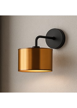 Czarno-miedziany kinkiet w stylu loft AURORA MIRROR - id: 6636 - marki Ciekot Partners Sp. Z O. O. - 186604787 Czarno-miedziany kinkiet w stylu loft AURORA MIRROR ze sklepu Lysne w kategorii Lampy ścienne - zdjęcie 186604787