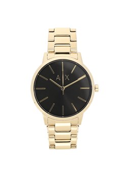 Zestaw zegarek i bransoletka Armani Exchange Cayde Gift Set AX7119 Złoty ze sklepu eobuwie.pl w kategorii Zegarki - zdjęcie 186605186