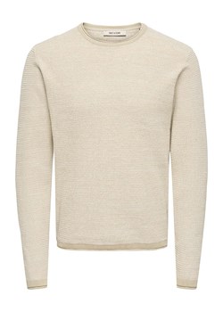 ONLY &amp; SONS Sweter &quot;Eric&quot; w kolorze beżowym ze sklepu Limango Polska w kategorii Swetry męskie - zdjęcie 186609056