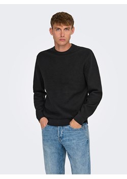ONLY &amp; SONS Sweter &quot;Tony&quot; w kolorze czarnym ze sklepu Limango Polska w kategorii Swetry męskie - zdjęcie 186609058