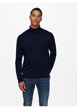 ONLY &amp; SONS Golf &quot;Wyler&quot; w kolorze granatowym ze sklepu Limango Polska w kategorii Swetry męskie - zdjęcie 186609096