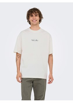 ONLY &amp; SONS Koszulka w kolorze białym ze sklepu Limango Polska w kategorii T-shirty męskie - zdjęcie 186609176