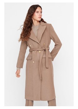 trendyol Kurtka zimowa w kolorze jasnobrązowym ze sklepu Limango Polska w kategorii Kurtki damskie - zdjęcie 186609199