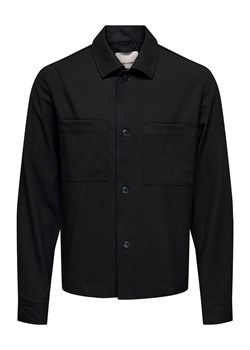 ONLY &amp; SONS Kurtka koszulowa &quot;Miro&quot; w kolorze czarnym ze sklepu Limango Polska w kategorii Kurtki męskie - zdjęcie 186609636