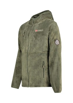 Geographical Norway Kurtka polarowa "Upload" w kolorze khaki ze sklepu Limango Polska w kategorii Bluzy męskie - zdjęcie 186609678