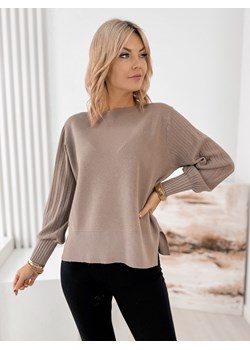sweter feyre ciemnobeżowy one size ze sklepu UBRA w kategorii Swetry damskie - zdjęcie 186609878