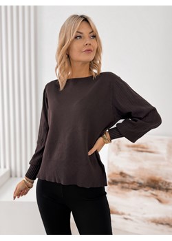 sweter feyre brązowy one size ze sklepu UBRA w kategorii Swetry damskie - zdjęcie 186609899