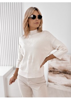 sweter selden ecru one size ze sklepu UBRA w kategorii Swetry damskie - zdjęcie 186609966