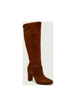 LAUREN RALPH LAUREN Kozaki na słupku ARTIZAN | zamsz ze sklepu Gomez Fashion Store w kategorii Kozaki damskie - zdjęcie 186610409