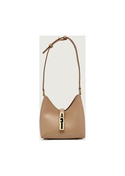 Furla Skórzane hobo FURLA IRIDE MINI ze sklepu Gomez Fashion Store w kategorii Torebki hobo - zdjęcie 186610427