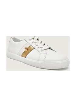 LAUREN RALPH LAUREN Skórzane sneakersy JANSON II ze sklepu Gomez Fashion Store w kategorii Buty sportowe damskie - zdjęcie 186610456