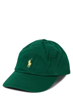 Polo Ralph Lauren Czapka męska Mężczyźni Bawełna zielony jednolity ze sklepu vangraaf w kategorii Czapki z daszkiem męskie - zdjęcie 186612185