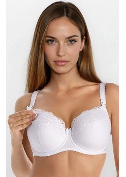 Ciążowy biustonosz do karmienia biały usztywniany Marte Mama 205, Kolor biały, Rozmiar 100B, Teyli ze sklepu Primodo w kategorii Biustonosze - zdjęcie 186612266