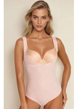 Body damskie wyszczuplające bezszwowe Mercy  2419 beżowe, Kolor beżowy, Rozmiar L, Teyli ze sklepu Primodo w kategorii Bielizna wyszczuplająca - zdjęcie 186612268
