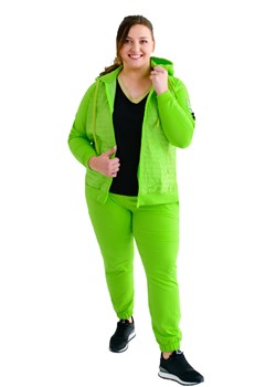 Spodnie FSD1078 SELEDYNOWY ze sklepu fokus.pl w kategorii Spodnie damskie - zdjęcie 186615019