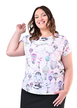Bluzka FBZ873 RÓŻOWY BLADY balony - id: 9285 - marki Fokus - 186620478 Bluzka FBZ873 RÓŻOWY BLADY balony ze sklepu fokus.pl w kategorii Bluzki damskie - zdjęcie 186620478