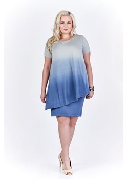 Sukienka FSU689 JEANSOWY ombre ze sklepu fokus.pl w kategorii Sukienki - zdjęcie 186624956