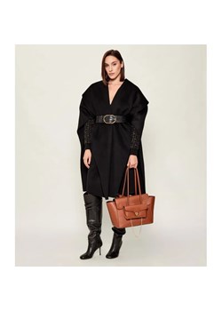 Elisabetta Franchi Wełniane ponczo | Oversize fit ze sklepu Gomez Fashion Store w kategorii Poncza - zdjęcie 186631668