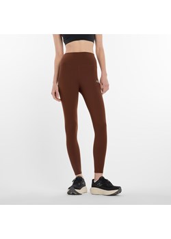 Legginsy damskie New Balance WP51112ROK – brązowe ze sklepu New Balance Poland w kategorii Spodnie damskie - zdjęcie 186632107