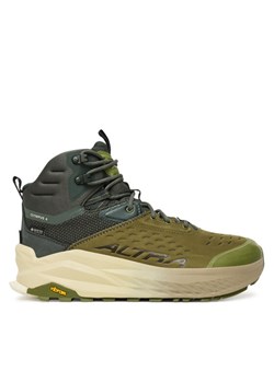 Trekkingi Altra Olympus 6 Hike Mid Gore-Tex AL0A85NP Zielony ze sklepu eobuwie.pl w kategorii Buty trekkingowe męskie - zdjęcie 186633586