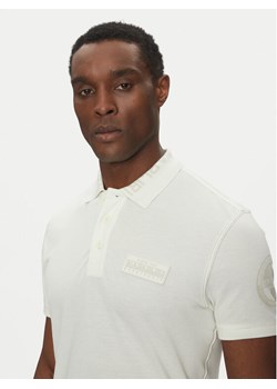 Napapijri Polo E-Amundsen NP0A4IN9 Écru Regular Fit ze sklepu MODIVO w kategorii T-shirty męskie - zdjęcie 186633916