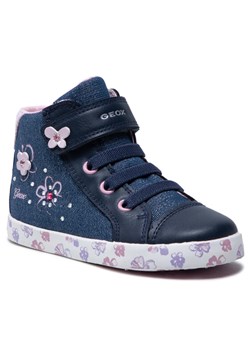 Sneakersy Geox B Kilwi G. C B15D5C 0EWBC C4BE8 S Granatowy ze sklepu eobuwie.pl w kategorii Trampki dziecięce - zdjęcie 186635755