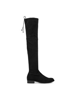 Muszkieterki Stuart Weitzman Lowland Czarny ze sklepu eobuwie.pl w kategorii Kozaki damskie - zdjęcie 186635776