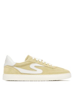 Sneakersy Stuart Weitzman Runaround SK928 Beżowy ze sklepu eobuwie.pl w kategorii Buty sportowe damskie - zdjęcie 186635786