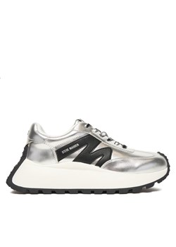 Sneakersy Steve Madden Supercampo SM11004808 Srebrny ze sklepu eobuwie.pl w kategorii Buty sportowe damskie - zdjęcie 186635797