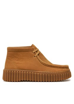 Clarks Botki Torhill Moss 26179359 Brązowy ze sklepu MODIVO w kategorii Botki - zdjęcie 186636587