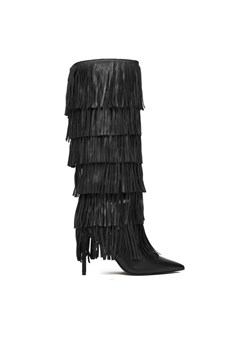 Steve Madden Kozaki Wanderlust SM11004766 Czarny ze sklepu MODIVO w kategorii Kozaki damskie - zdjęcie 186636646