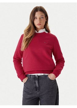 Tommy Jeans Bluza Flag DW0DW19959 Różowy Regular Fit ze sklepu MODIVO w kategorii Bluzy damskie - zdjęcie 186636658