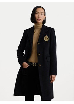 LAUREN RALPH LAUREN Płaszcz wełniany 297958509001 Czarny Regular Fit ze sklepu MODIVO w kategorii Płaszcze damskie - zdjęcie 186636668
