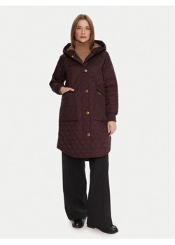 Barbour Płaszcz przejściowy LQU1838RE96 Bordowy Regular Fit ze sklepu MODIVO w kategorii Płaszcze damskie - zdjęcie 186636686