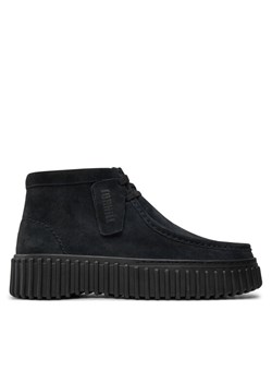 Clarks Trzewiki Torhill Moss 26179360 Czarny ze sklepu MODIVO w kategorii Botki - zdjęcie 186636708