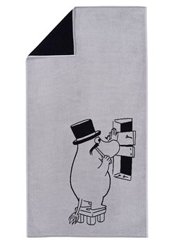 Moomin Ręcznik prysznicowy &quot;Moominpappa&quot; w kolorze czarno-szarym - 140 x 70 cm ze sklepu Limango Polska w kategorii Ręczniki - zdjęcie 186638208