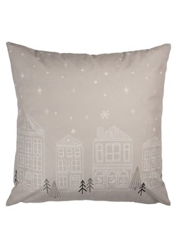 Clayre &amp; Eef Poszewka w kolorze beżowym na poduszkę - 45 x 45 cm ze sklepu Limango Polska w kategorii Poduszki dekoracyjne - zdjęcie 186638635
