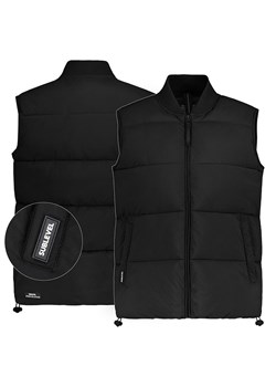 Sublevel Kamizelka pikowana w kolorze czarnym ze sklepu Limango Polska w kategorii Kamizelki damskie - zdjęcie 186639019