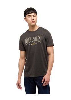 Męski T-Shirt Mustang Style Austin Pirate Black 1015647 4088 ze sklepu YouNeedit.pl w kategorii T-shirty męskie - zdjęcie 186640428