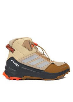 adidas Trekkingi Terrex Ax4r Mid CLIMAWARM+ Hiking JS2922 Brązowy ze sklepu MODIVO w kategorii Buty trekkingowe dziecięce - zdjęcie 186642197