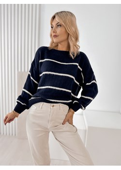 sweter ashbury granatowy one size ze sklepu UBRA w kategorii Swetry damskie - zdjęcie 186643077