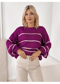 sweter ashbury fuksja one size ze sklepu UBRA w kategorii Swetry damskie - zdjęcie 186643098