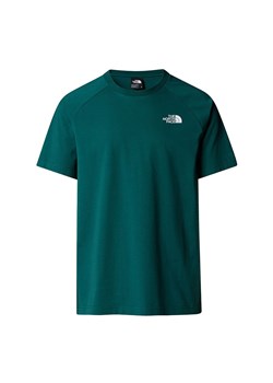 Koszulka męska The North Face North Faces 0A87NU6GI1 - zielona ze sklepu streetstyle24.pl w kategorii T-shirty męskie - zdjęcie 186643675