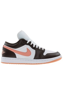 Buty damskie Nike Air Jordan 1 Low DC0774-182 - brązowo-białe ze sklepu streetstyle24.pl w kategorii Buty sportowe damskie - zdjęcie 186646076