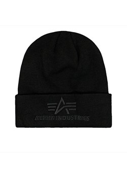Czapka Alpha Industries 3D Beanie 16891003 - czarna ze sklepu streetstyle24.pl w kategorii Czapki zimowe damskie - zdjęcie 186646077