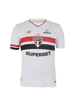 Koszulka męska New Balance Sao Paulo FC MT831834HME – biała ze sklepu New Balance Poland w kategorii T-shirty męskie - zdjęcie 186646568