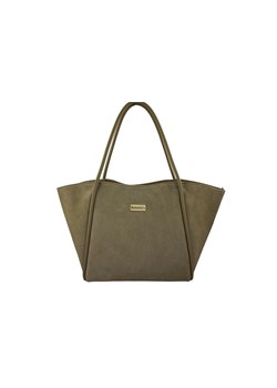 Barberinis - torebka duża zamszowa na ramię - Beżowa ze sklepu butyolivier w kategorii Torby Shopper bag - zdjęcie 186646795