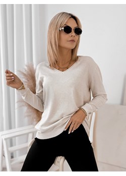 sweter artemis beżowy one size ze sklepu UBRA w kategorii Swetry damskie - zdjęcie 186648346