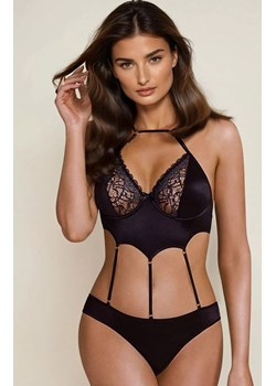 Zmysłowe body czarne Kitasana, Kolor czarny, Rozmiar L/XL, Casmir ze sklepu Intymna w kategorii Body damskie - zdjęcie 186648859